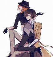 Image result for Dazai and Chuuya Kiss Anime