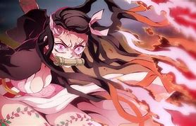 Image result for nezuko fighting doma