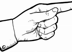 Image result for Pointing Finger Line Drawing