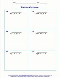 Image result for Two-Digit Division with Remainders Worksheets