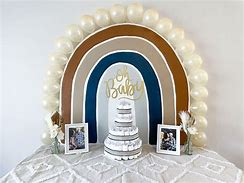 Image result for Bohemian Rainbow Baby Shower