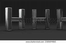 Image result for metal letter h logo