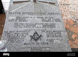 Image result for Denver Airport Time Capsule