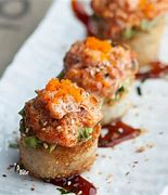 Image result for Crispy Rice Spicy Mayo