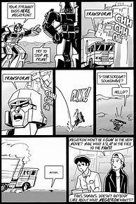 Image result for Megatron Turns Good Comic