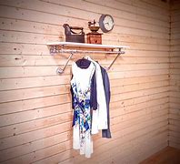 Image result for Vertical Wall Mount Clothes Rack