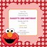 Image result for Elmo Birthday Invitations