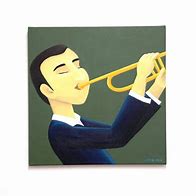 Image result for Trumpet Player Painting