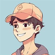 Image result for Anime Boy with Cap