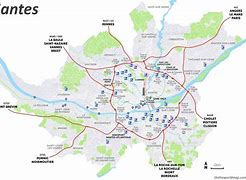 Image result for Map of Nantes