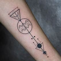 Image result for Aquarius Arrow Tattoo