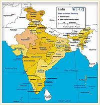 Image result for India On Map