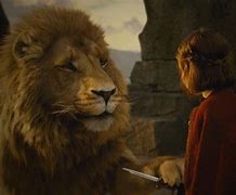 Image result for Narnia Lucy and Aslan