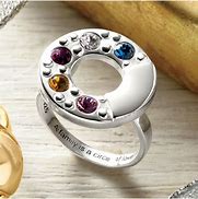 Image result for Personalized Family Birthstone Rings