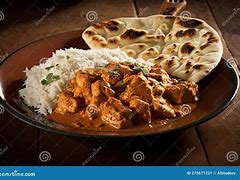 Image result for Chicken Tikka Masala Rice and Apeta Bread