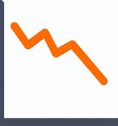 Image result for Graph Going Down Icon