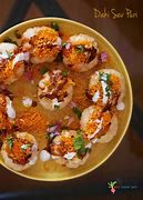 Image result for Fast Food Related Background with Sev Puri