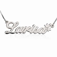 Image result for Necklace with Name On It