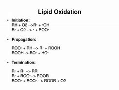 Image result for Lipid Oxidation