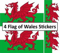 Image result for Welsh Flag Butterfly Car Stickers