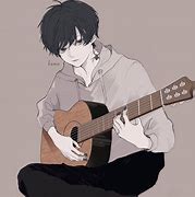 Image result for Anime Boy Guitar