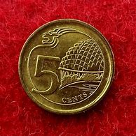 Image result for Singapore 5 Cents