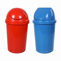 Image result for Red Trash Can