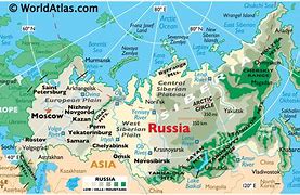 Image result for Topographical Map of Russia