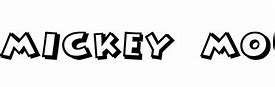 Image result for Mickey Mouse ABC Font