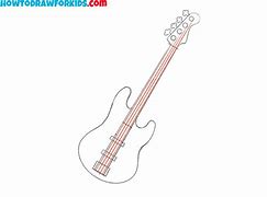 Image result for Draw Bass Guitar