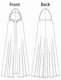 Image result for Hooded Cloak Pattern