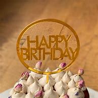 Image result for Gold Cake Topper Birthday