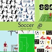 Image result for Soccer Scrapbook Paper