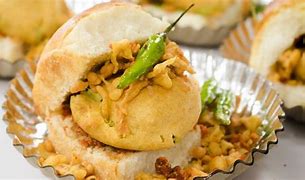 Image result for Vada Pav Top View