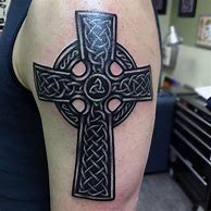 Image result for Celtic Cross with Rose Tattoo