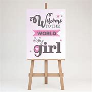 Image result for baby welcome signs