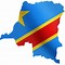 Image result for DR Congo Flag Map