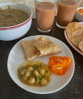 Image result for Halwa Puri Brunch