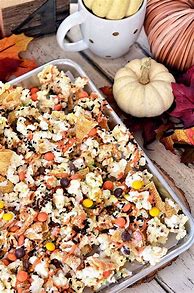 Image result for Holiday Popcorn Snack Mix