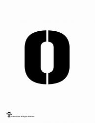 Image result for Letter O Stencil