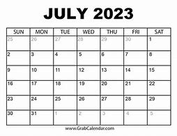 Image result for July Calendar Events