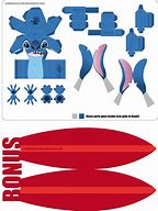 Image result for Paper Cut Colourful Lilo and Stitch