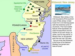 Image result for Printable Map of Wildwood NJ