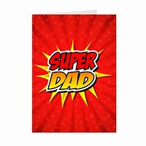 Image result for Super Dad Card