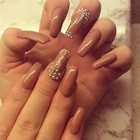 Image result for Tan and Blue Nail Designs