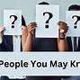 Image result for Facebook People You May Know Feature