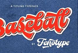 Image result for Baseball Font Glyphs