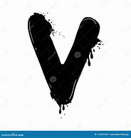 Image result for Bold Letter White V with Black Trim