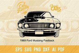 Image result for Mustang 70 Fastback SVG