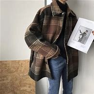 Image result for Outfits Oversized Plaid Jacket